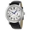 Raymond Weil Maestro Silver Dial Black Leather Mens Watch 2846-STC-00659