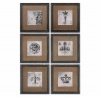 Uttermost Symbols Wall Art Set/6