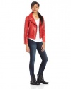 Levi's Juniors Moto Trucker Jacket, Red Sky, Small