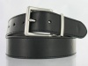 Polo By Ralph Lauren Solid Black & Brown Leather Reversible Belt Sz 36