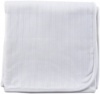 Hudson Baby Organic Receiving Blanket, White