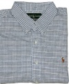 Ralph Lauren Men's Classic Fit Tattersall Oxford Cotton Shirt