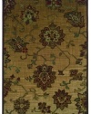 6'7 x 9'6 Rectangular Oriental Weavers Sphinx Area Rug ALL-54A1 Beige/Red Color Machine Made USA Allure Collection