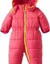 Puma - Kids Baby Infant 1 Piece Snowsuit, Pink Icon, 12 Months