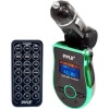 Pyle PMP3G2 Mobile SD/USB/AUX/MP3 Compatible Player with Built-In FM Transmitter -Green