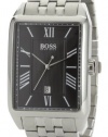 Hugo Boss Black Dial Stainless Steel Mens Watch 1512424