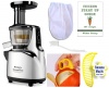 Kuvings NS-950 Silent Upright Juicer + Juicing Starter Pack! Nut Milk Bag, Recipe Guide, Cleaning Brush,Citrus Peeler, Masticating Slow