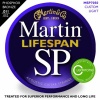 Martin MSP7050 SP Lifespan Phosphor Bronze Acoustic Guitar Strings, Custom Light