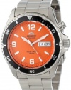 Orient Men's CEM65001M Orange Mako Stainless Steel Automatic Dive Watch