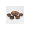 Noritake Kona Wood 5-Piece Salad Set