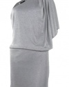 One Shoulder Blouson Dress