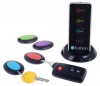 Ivation Wireless RF Item Locator/Key Finder with LED flashlight and base support. With 4 Receivers