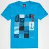 Quiksilver - Boys Junk Drawer Bt0 Wy9 T-Shirt, Size: Small, Color: Reef Blue