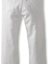 Levi's Boys 2-7 511 Slim  Fit Jean, White, 4