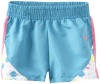 PUMA Girls 2-6X Colorblock Print Short, Blue, 5