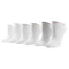 Calvin Klein Women's Athletic No Show Socks - 6 Pack, White, Medium