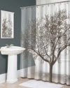 Splash Home Tree Mocha Eva Shower Curtain