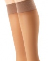 Hanes Silk Reflections Women's Alive Full Support 2 Pack Sheer Knee Highs