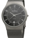 Skagen Watches, Men's Titanium 233XLTTM Grey Mesh Titanium Watch