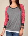 Eco-Heather Slouchy Pullover (MEDIUM, BANDANA)