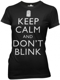 Doctor Who Keep Calm And Don't Blink Juniors T-shirt