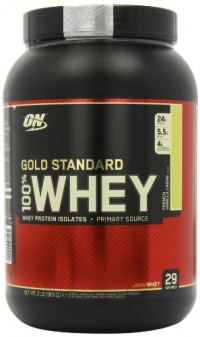 Optimum Nutrition 100% Whey Gold Standard, French Vanilla Creme, 2 Pound