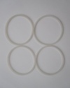 4 Replacement Gaskets compatible with Original Magic Bullet