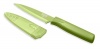 Kuhn Rikon 4-Inch Nonstick Colori Serrated Paring Knife, Green