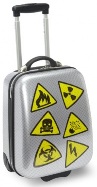 TravelKool Danger Luggage, Sliver