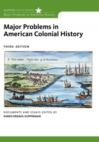 Major Problems in American Colonial History (Major Problems in American History (Wadsworth))