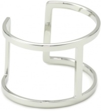 Vince Camuto Silver Tone Cut Out Cuff Bracelet