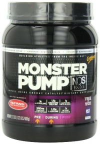 CytoSport Monster Pump Pre-Training Nitric Oxide Energy Catalyst 21.2 oz Fruit Punch