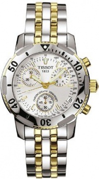 Tissot Men's T17248633 PRS200 Two-Tone Chronograph Watch