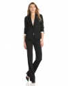 Theory Women's Gabe Habitat Button Blazer, Black, 6