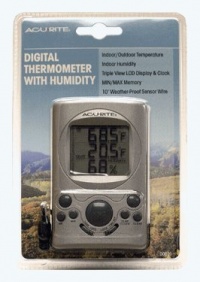 Chaney Instruments Acu-Rite 00891A1 Indoor and Outdoor Thermometer with Humidity