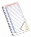 TOPS Daily Agenda/Things To Do Form, Carbonless 2-Part, 5.5 x 11 Inches, 50-Sets per Pad (41170)