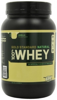 Optimum Nutrition 100% Whey Gold Standard Natural Whey, Vanilla, 2 Pound