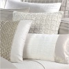 Natori Soho Square Pillow Knit Overlay - Ivory - 20x20