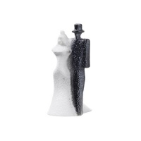 Kosta Boda Catwalk 5-7/8-Inch Bridal Couple Figurine