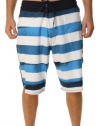 Quiksilver Men's Cypher Brigg 421 Boardshorts White & Blue Y101138Q-NVY