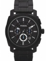 Fossil Men's FS4552 Black Stainless Steel Bracelet Black Analog Dial Chronograph Watch