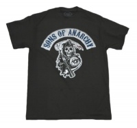 Sons of Anarchy SOA Patch Logo Mens T-shirt