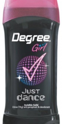 Degree Girl, Invisible Solid Antiperspirant & Deodorant, Just Dance, 2.6-Ounce Packages (Pack of 6)