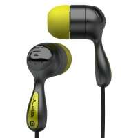 JBuds Hi-Fi Noise-Reducing Earbuds Style Headphones (Black / Yellow)