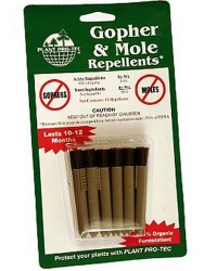 Orcon PP-GM12 Plant Pro-Tec Natural Gopher And Mole Repellent, 12 Count