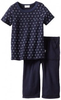 Splendid Littles Baby-boys Newborn Point Dume Tee and Pant Set, Navy, 3-6 Months