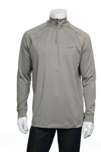 Greg Norman for Tasso Elba Men's Taupe Pullover Shirt