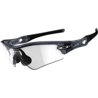 Oakley Radar Path Adult Asian Fit Sport Designer Sunglasses/Eyewear - Crystal Black/Clear / One Size Fits All