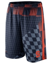 Pep up the Syracuse Orange team spirit in these training shorts by Nike.