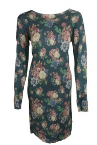 Boss Orange Hugo Boss Womens Floral Knit Sweater Dress